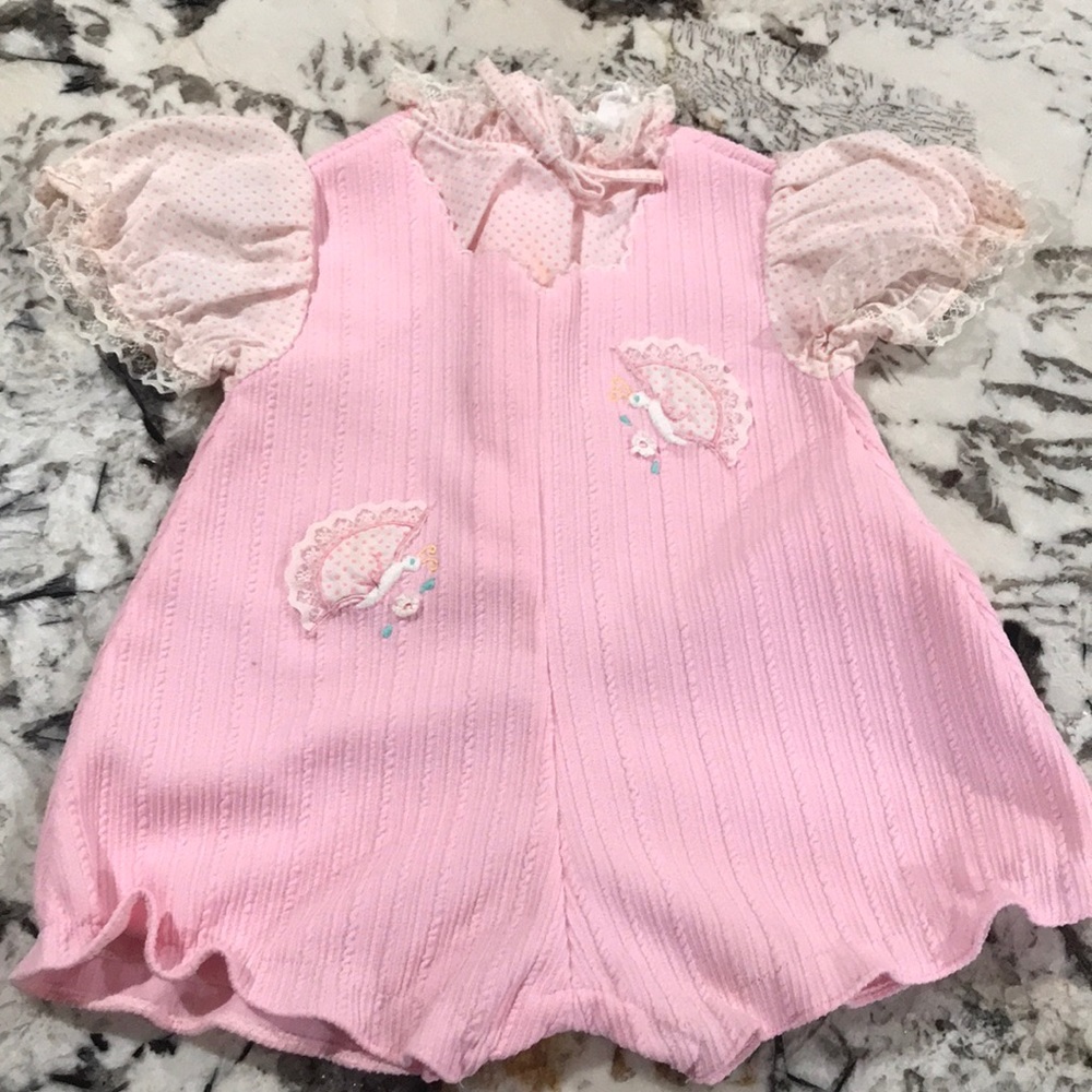 Vintage onesie for girl